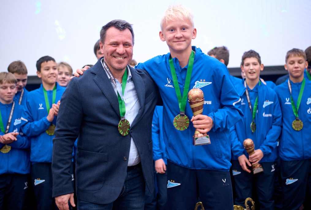 Награждение юношеских команд «Зенита» по итогам сезона 2025 года Первенства города