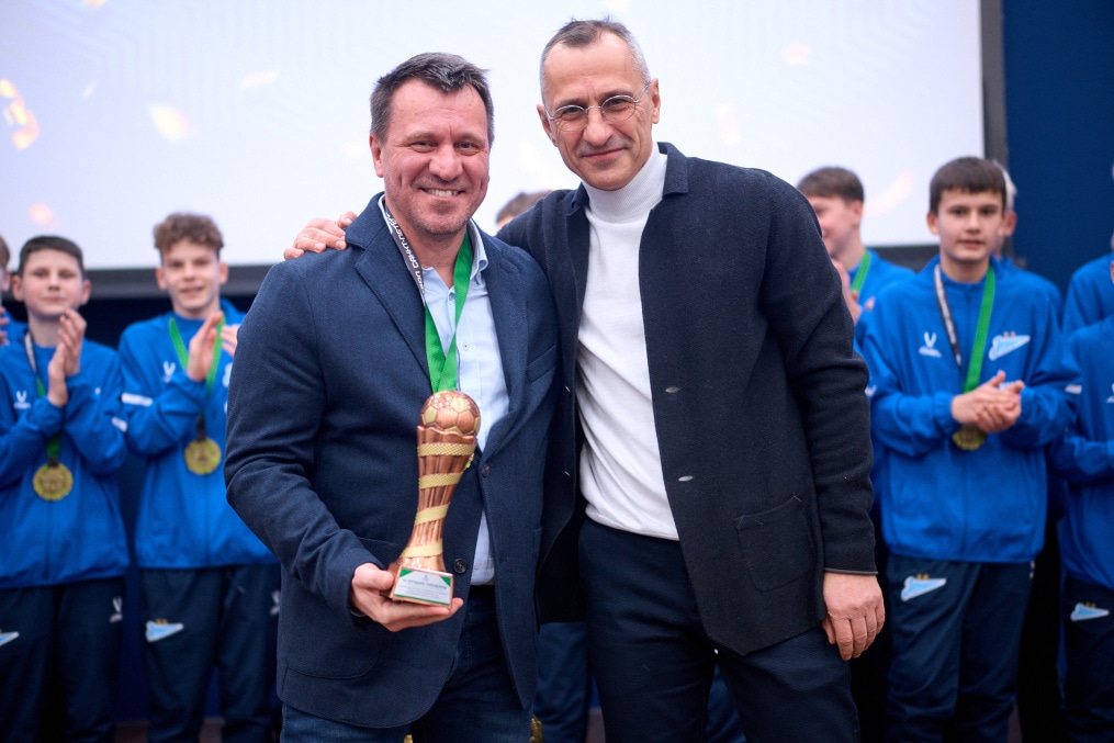 Награждение юношеских команд «Зенита» по итогам сезона 2025 года Первенства города