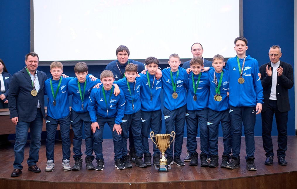 Награждение юношеских команд «Зенита» по итогам сезона 2025 года Первенства города