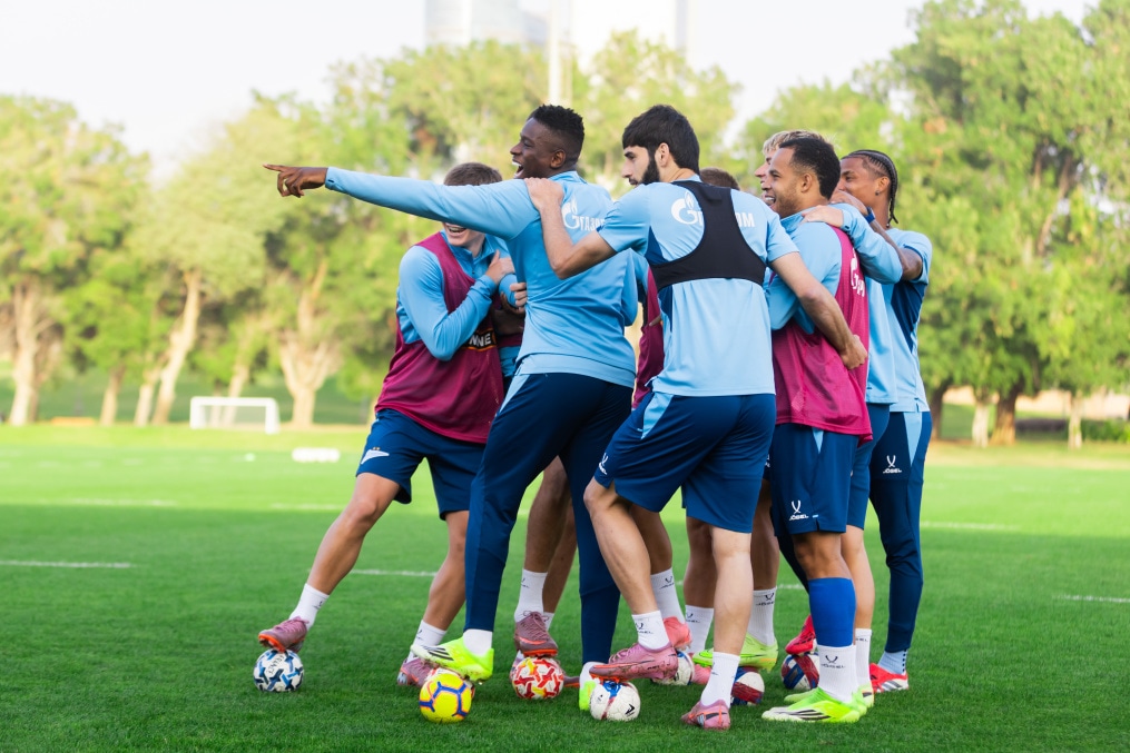 Зимние «Газпром» — тренировочные сборы 2026: тренировка 1 февраля