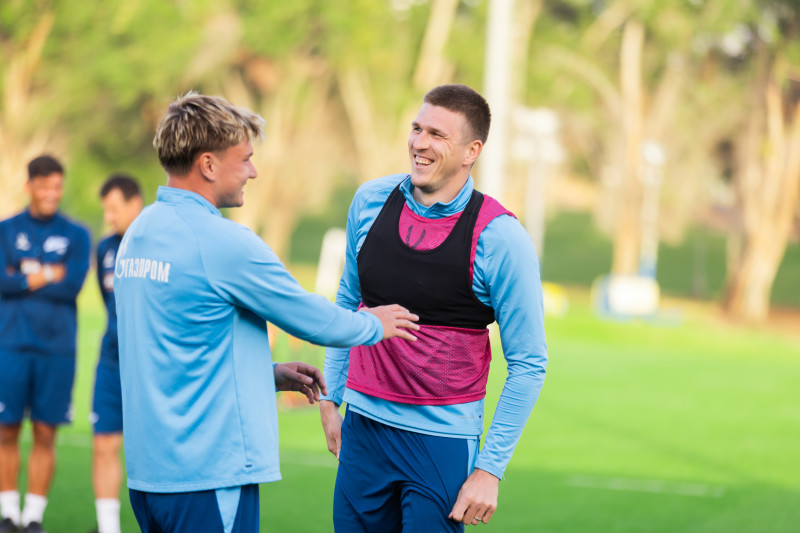 Зимние «Газпром» — тренировочные сборы 2026: тренировка 1 февраля