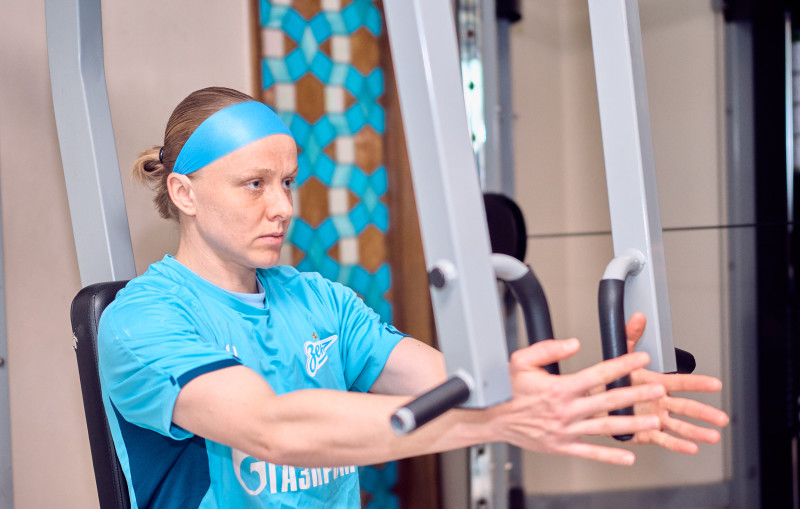 Зимний учебно-тренировочный сбор женской команды «Зенит» в Турции: 10 февраля, утренняя тренировка