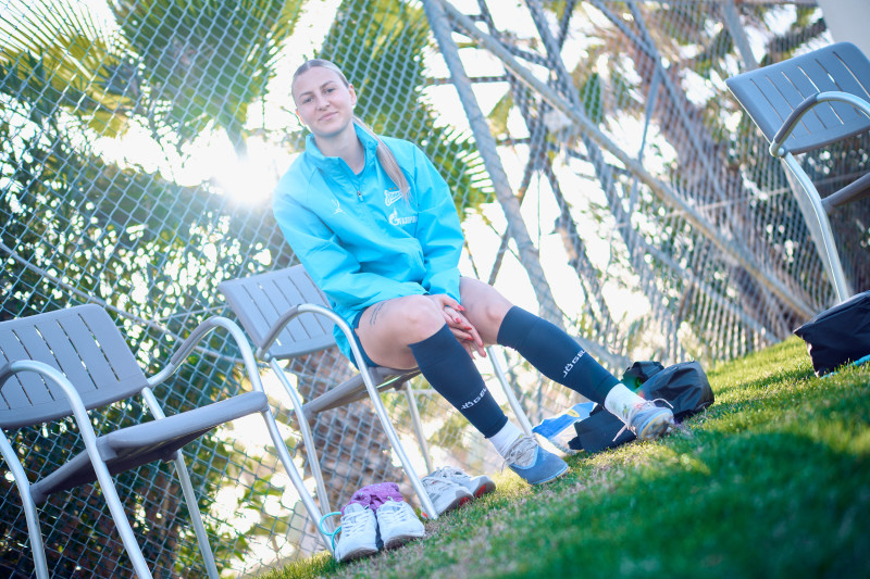 Зимний учебно-тренировочный сбор женской команды «Зенит» в Турции: 10 февраля, вечерняя тренировка