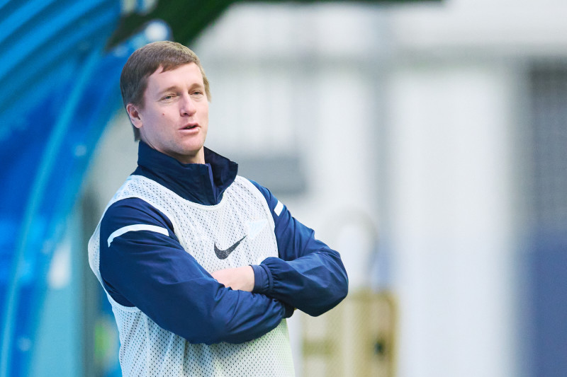 Тренировка «Зенита»-2011 в новом манеже «Газпром»-Академии