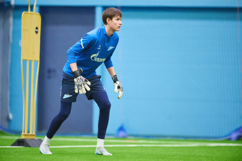 Тренировка «Зенита»-2011 в новом манеже «Газпром»-Академии