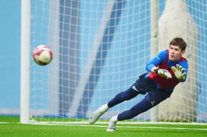 Тренировка «Зенита»-2011 в новом манеже «Газпром»-Академии