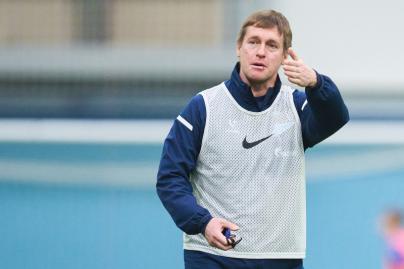 Тренировка «Зенита»-2011 в новом манеже «Газпром»-Академии