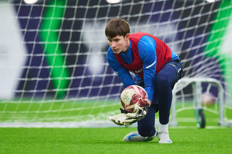 Тренировка «Зенита»-2011 в новом манеже «Газпром»-Академии