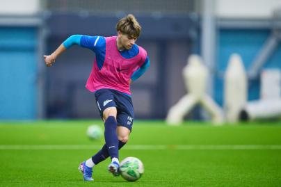 Тренировка «Зенита»-2009 в новом манеже «Газпром»-Академии ФК «Зенит»