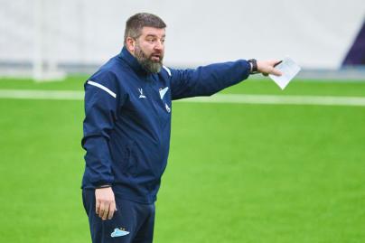 Тренировка «Зенита»-2009 в новом манеже «Газпром»-Академии ФК «Зенит»