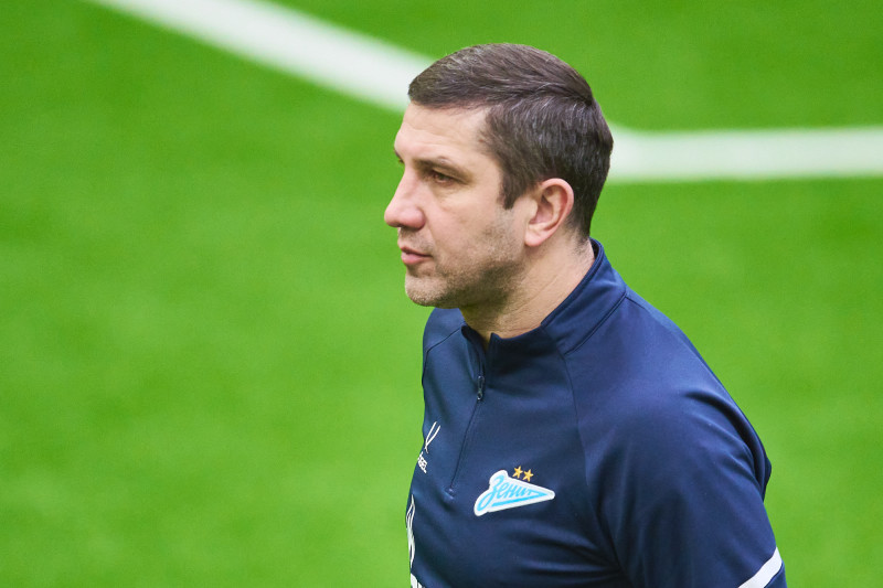 Тренировка «Зенита»-2009 в новом манеже «Газпром»-Академии ФК «Зенит»