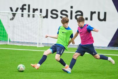 Тренировка «Зенита»-2009 в новом манеже «Газпром»-Академии ФК «Зенит»