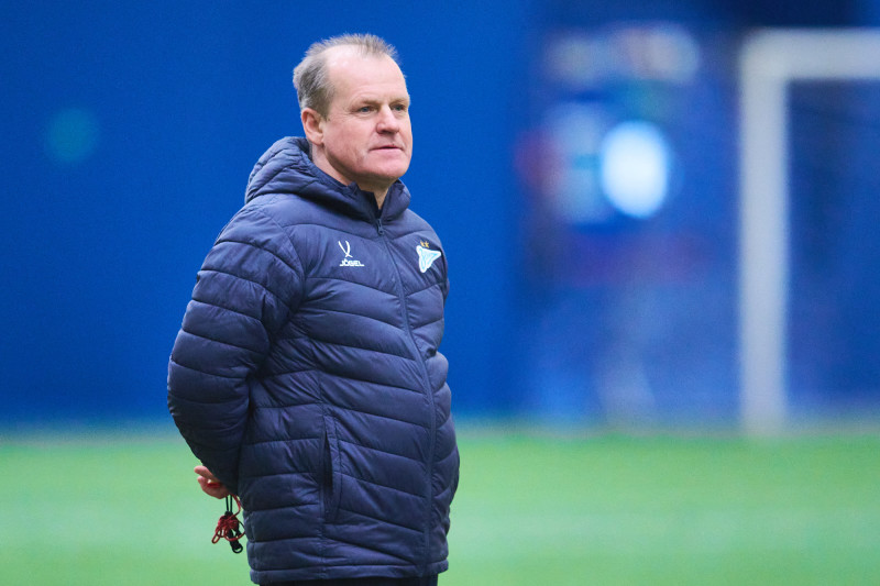 Тренировка «Зенита»-2010 в старом манеже «Газпром»-Академии