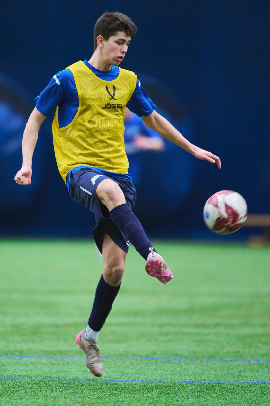 Тренировка «Зенита»-2010 в старом манеже «Газпром»-Академии