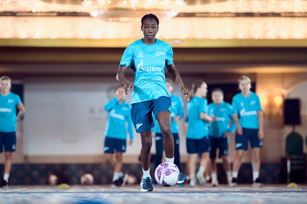 Зимний сбор женской команды «Зенит» в Турции: 13 февраля, утренняя тренировка