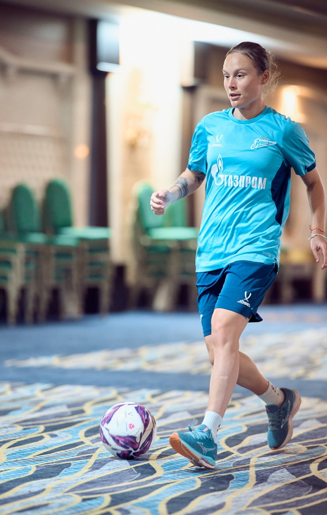 Зимний сбор женской команды «Зенит» в Турции: 13 февраля, утренняя тренировка