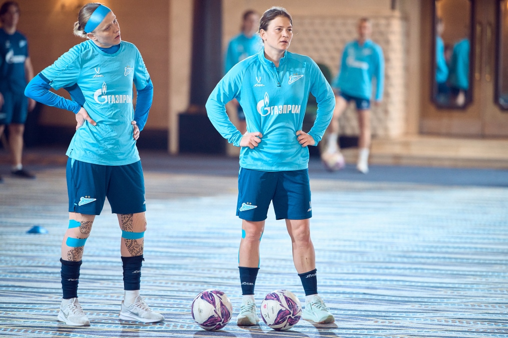 Зимний учебно-тренировочный сбор женской команды «Зенит» в Турции: 13 февраля, вечерняя тренировка