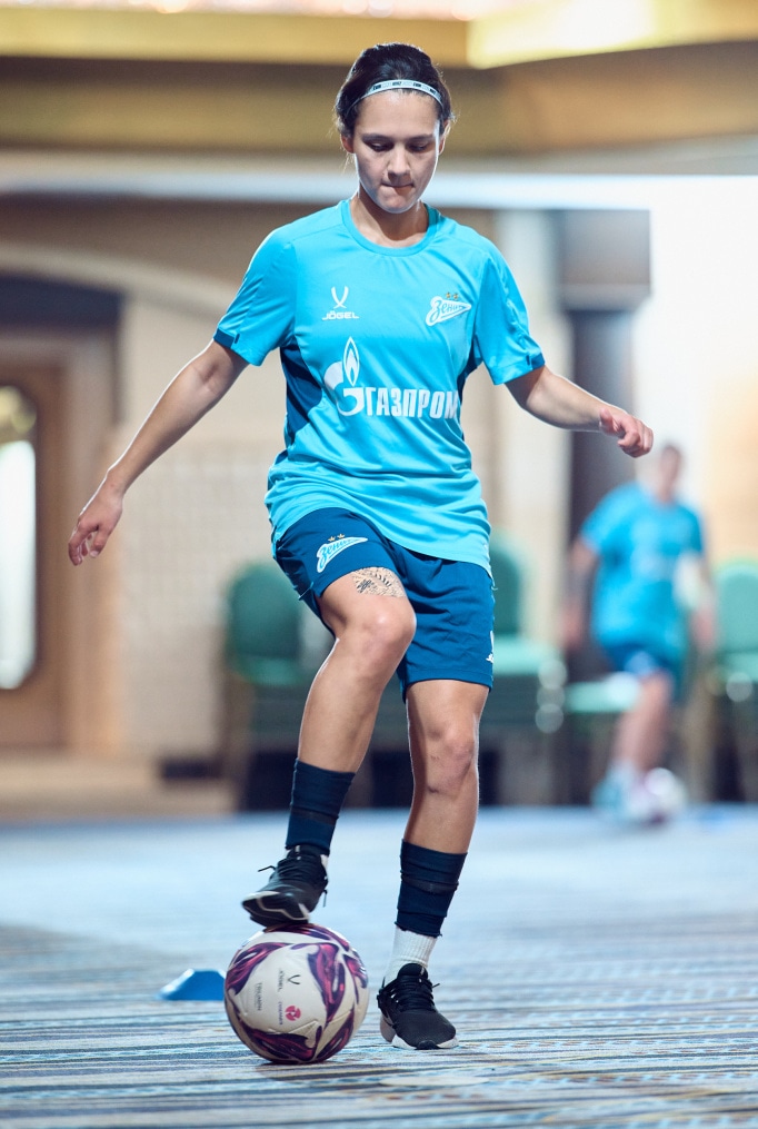 Зимний учебно-тренировочный сбор женской команды «Зенит» в Турции: 13 февраля, вечерняя тренировка