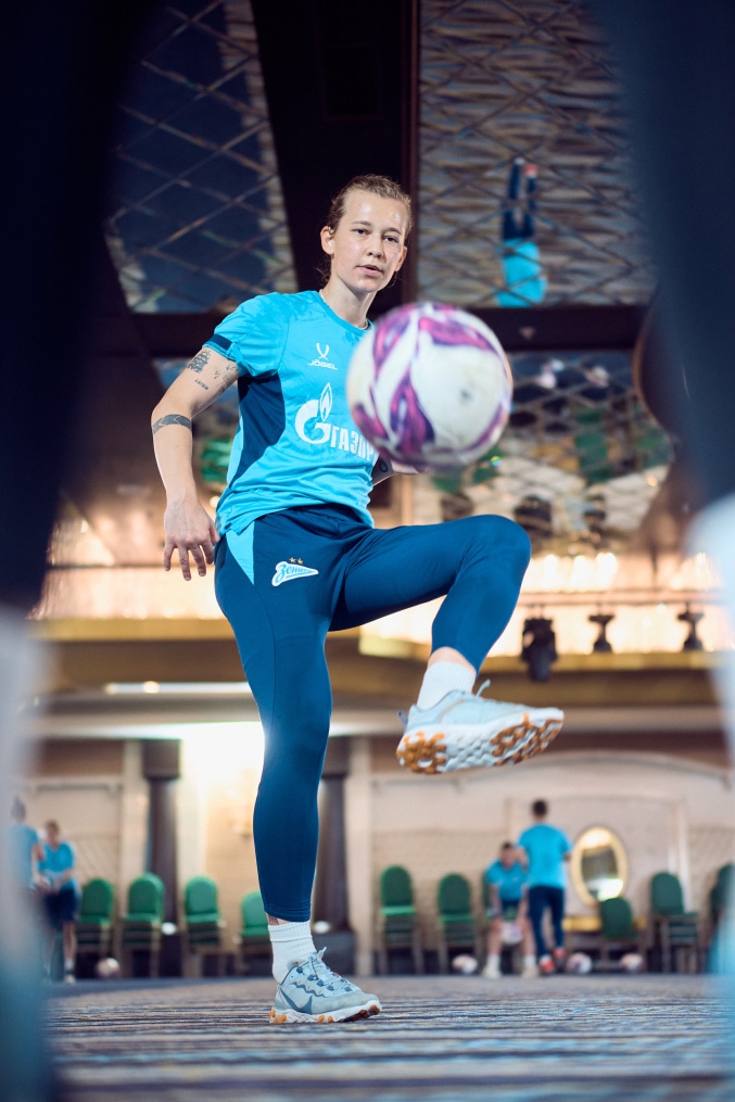 Зимний учебно-тренировочный сбор женской команды «Зенит» в Турции: 13 февраля, вечерняя тренировка