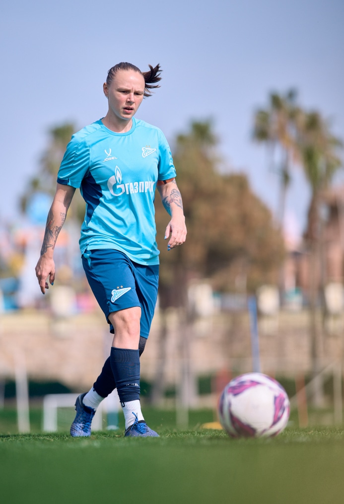 Зимний учебно-тренировочный сбор женской команды «Зенит» в Турции: 16 февраля, утренняя тренировка