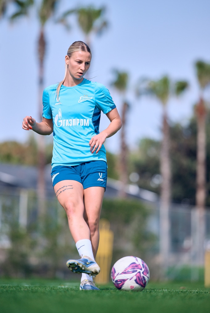 Зимний учебно-тренировочный сбор женской команды «Зенит» в Турции: 16 февраля, утренняя тренировка