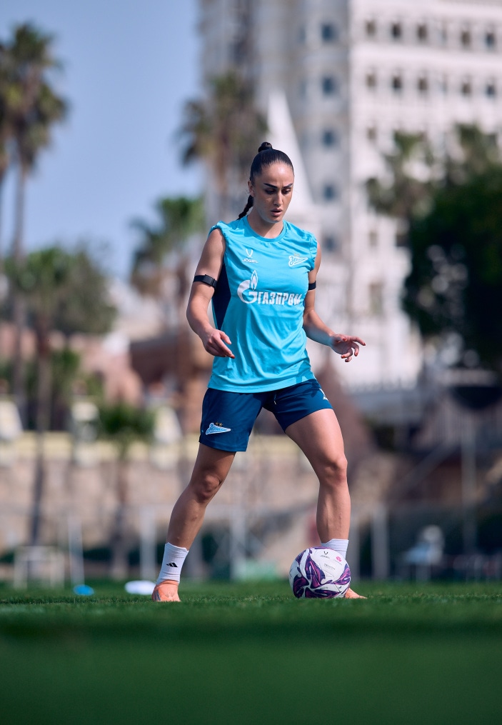 Зимний учебно-тренировочный сбор женской команды «Зенит» в Турции: 16 февраля, утренняя тренировка