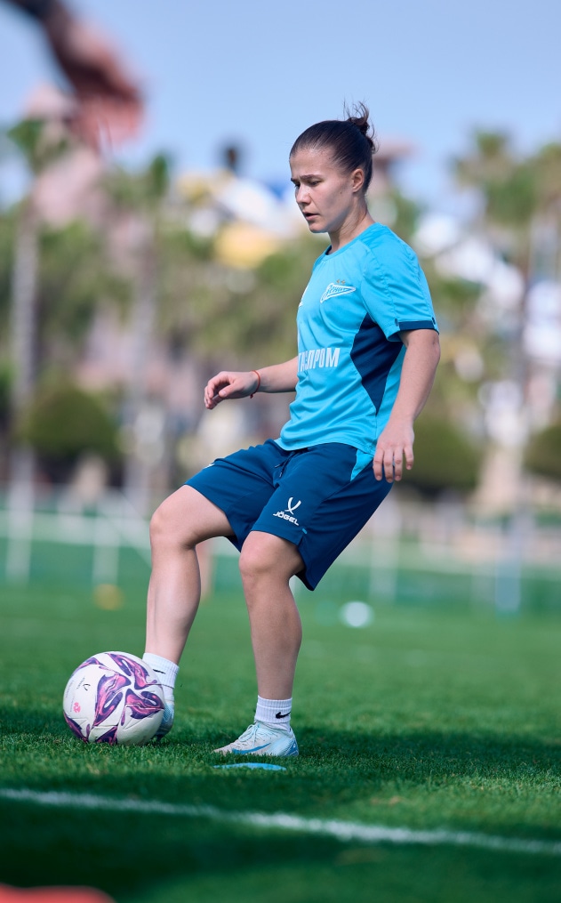 Зимний учебно-тренировочный сбор женской команды «Зенит» в Турции: 16 февраля, утренняя тренировка