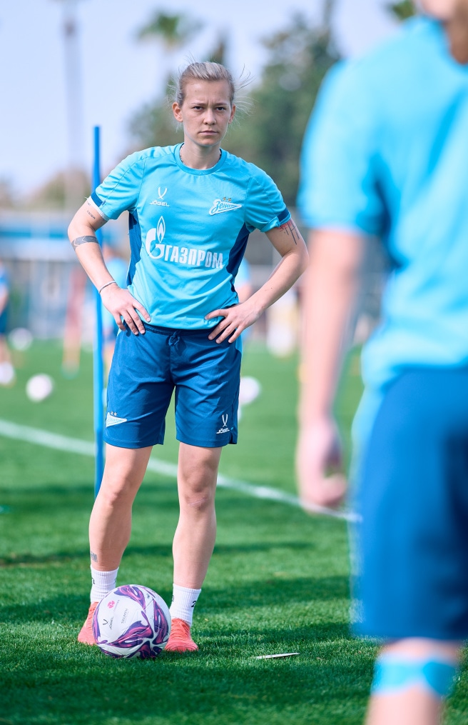 Зимний учебно-тренировочный сбор женской команды «Зенит» в Турции: 16 февраля, утренняя тренировка