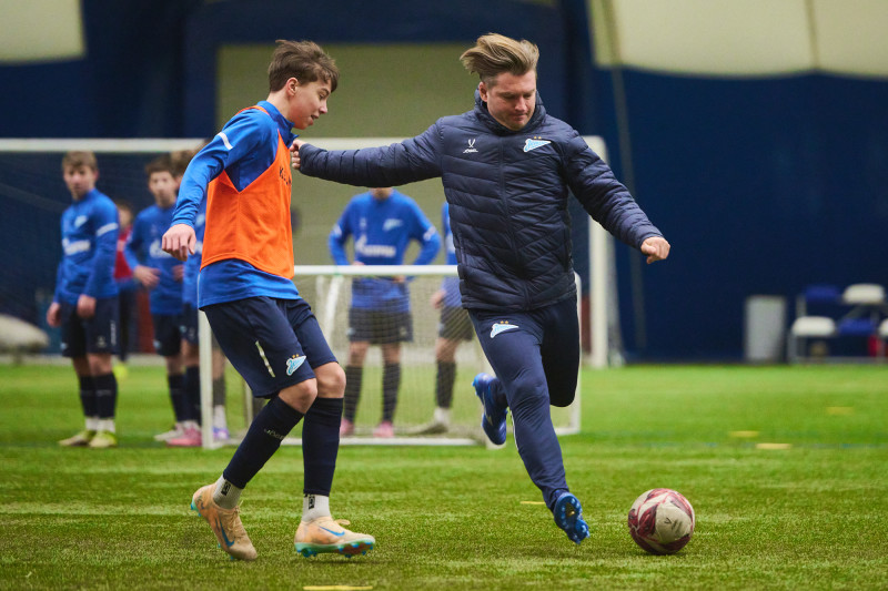 Тренировка «Зенита»-2012 в преддверии Кубка Бесова