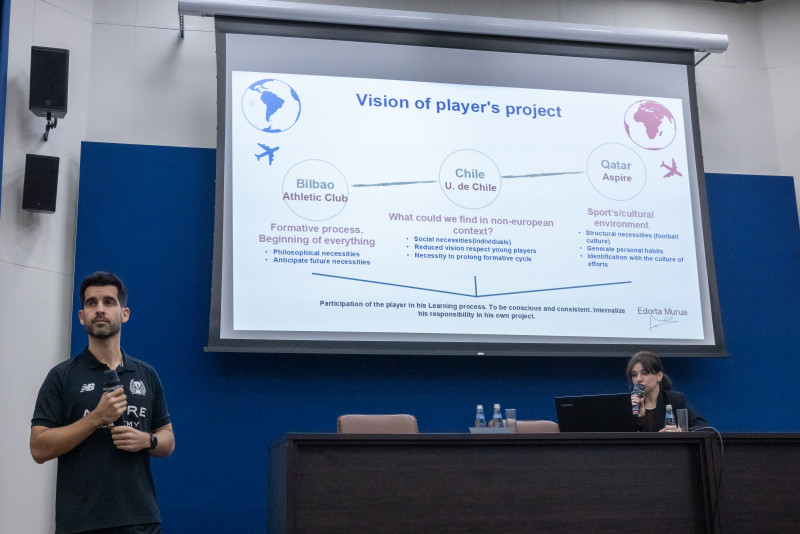 Международная конференция технического координатора Академии Aspire Иньяки Гонсалеса в рамках Кубка Бесова