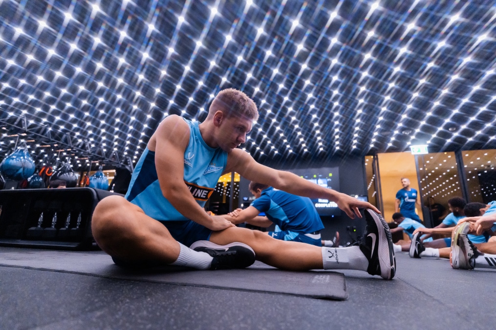 Зимние «Газпром» — тренировочные сборы 2026: тренировка 22 февраля