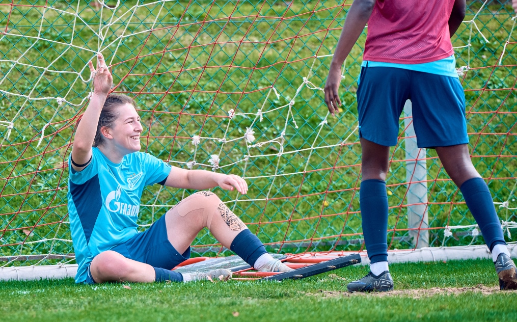 Зимний учебно-тренировочный сбор женской команды «Зенит» в Турции: 9 февраля, утренняя тренировка