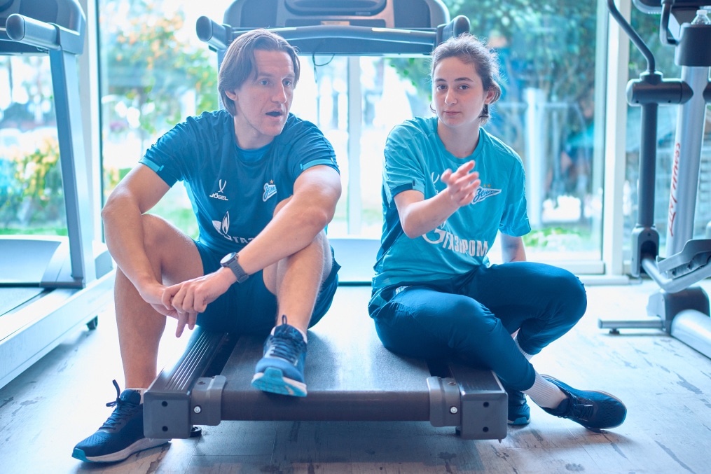 Зимний учебно-тренировочный сбор женской команды «Зенит» в Турции: 10 февраля, утренняя тренировка