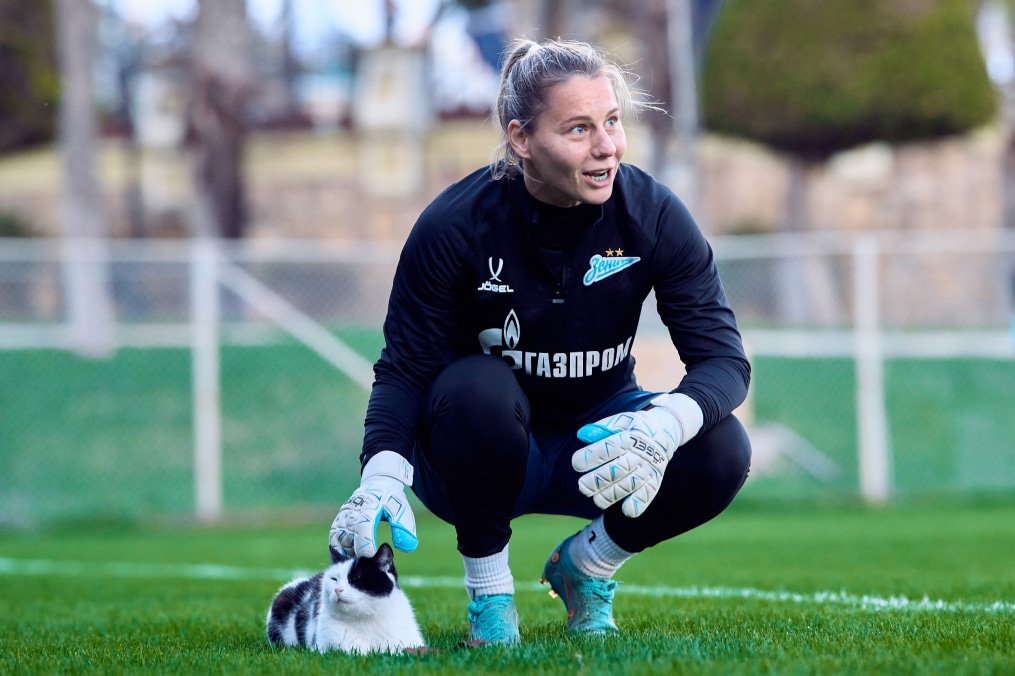 Зимний учебно-тренировочный сбор женской команды «Зенит» в Турции: 10 февраля, вечерняя тренировка