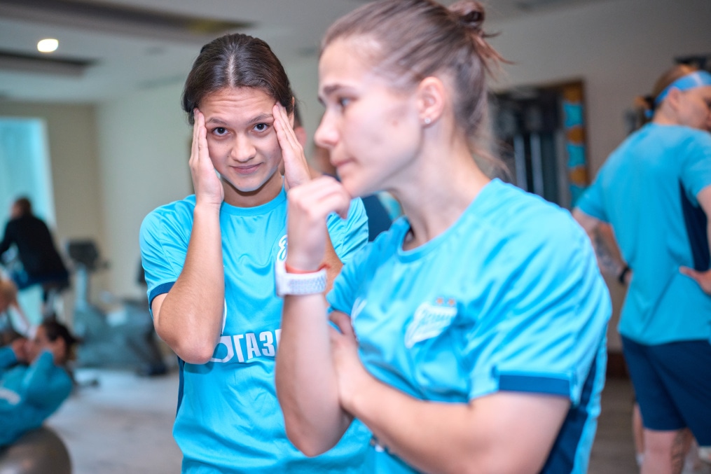 Зимний учебно-тренировочный сбор женской команды «Зенит» в Турции: 12 февраля, утренняя тренировка