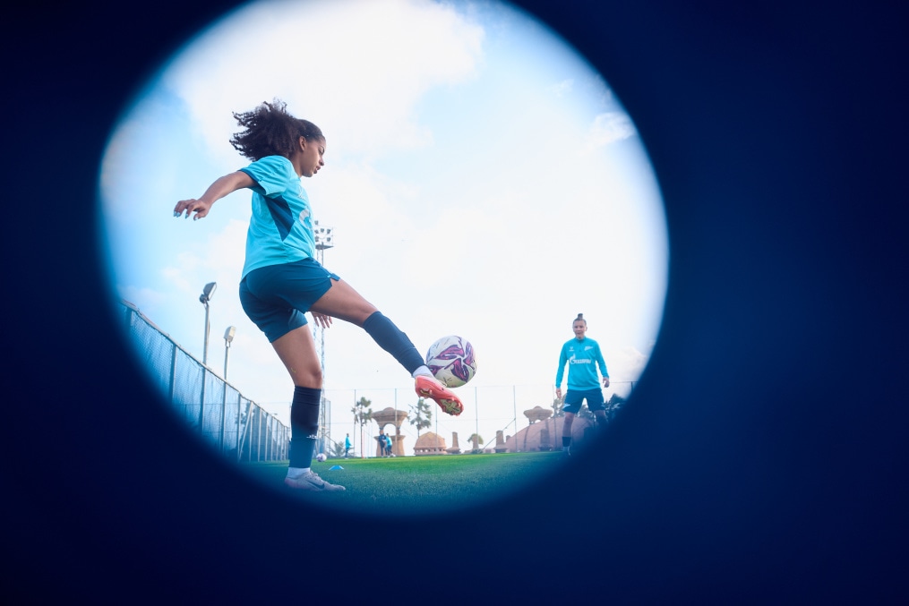 Зимний учебно-тренировочный сбор женской команды «Зенит» в Турции: 12 февраля, вечерняя тренировка