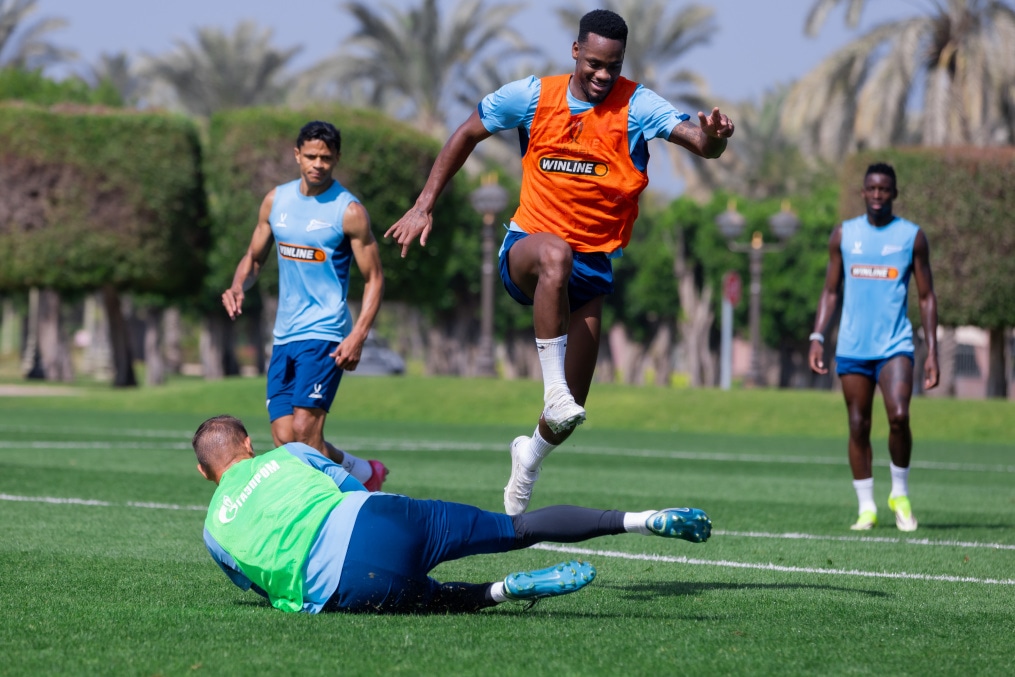 09.02.2026. ОАЭ, Абу-Даби. Зимние «Газпром» — тренировочные сборы 2026: тренировка 9 февраля