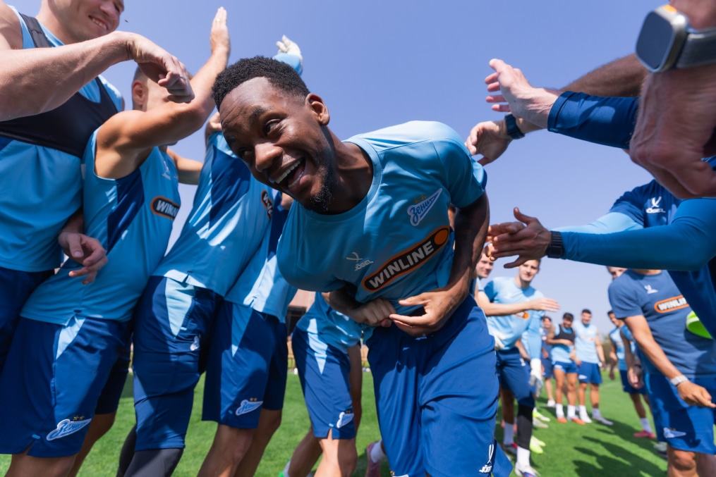 09.02.2026. ОАЭ, Абу-Даби. Зимние «Газпром» — тренировочные сборы 2026: тренировка 9 февраля