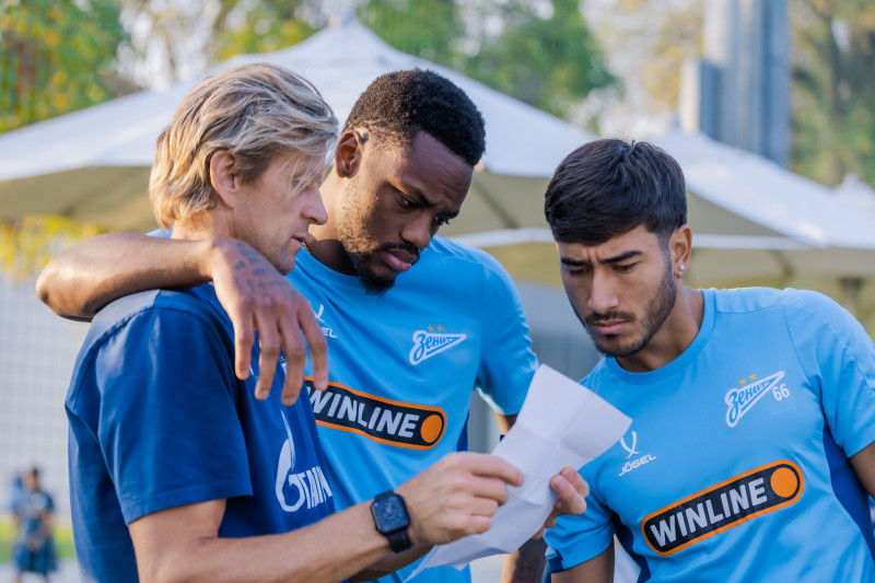 Зимние «Газпром» — тренировочные сборы 2026: тренировка 23 февраля