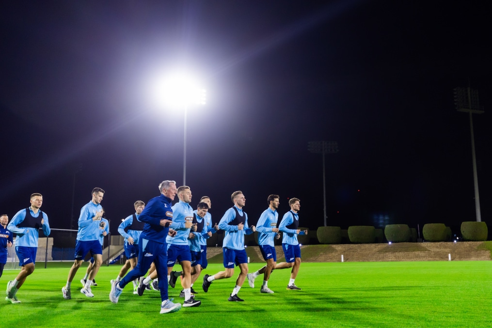 Первая тренировка «Зенита» на зимнем «Газпром» — тренировочном сборе в Катаре