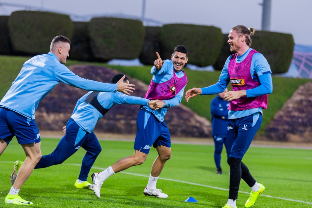 Зимние «Газпром» — тренировочные сборы 2026: тренировка 18 января