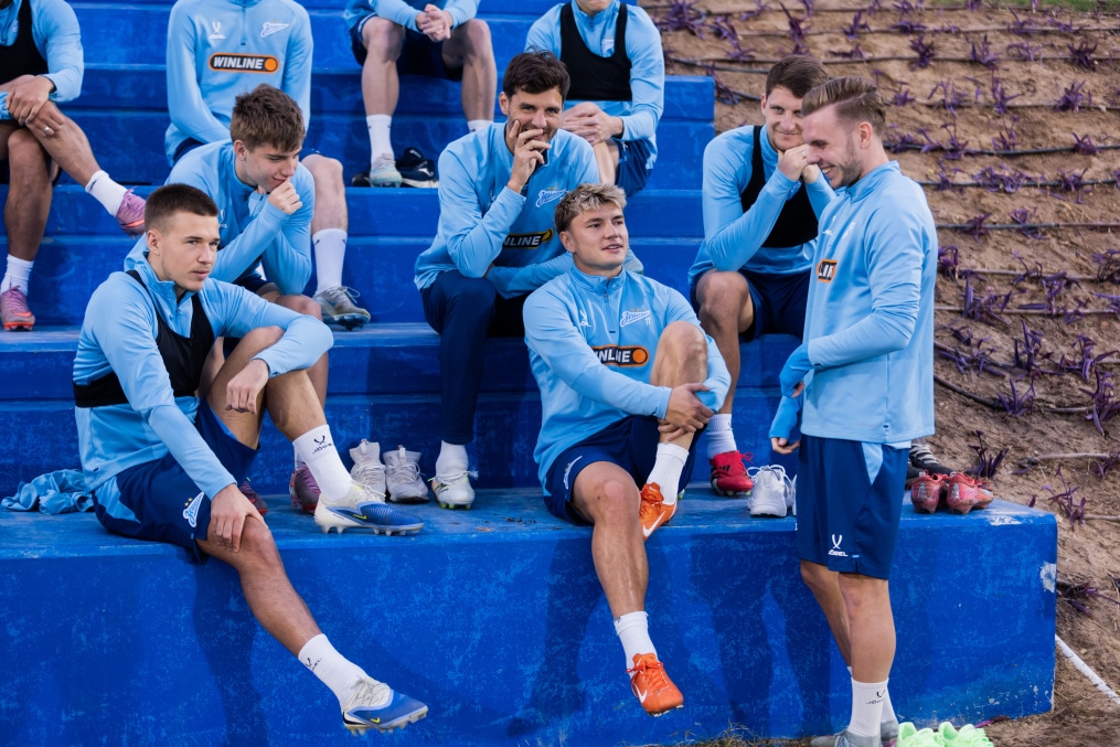 Зимние «Газпром» — тренировочные сборы 2026: тренировка 24 января