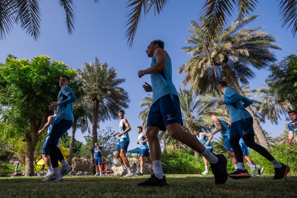 Зимние «Газпром» — тренировочные сборы 2026: тренировка 31 января