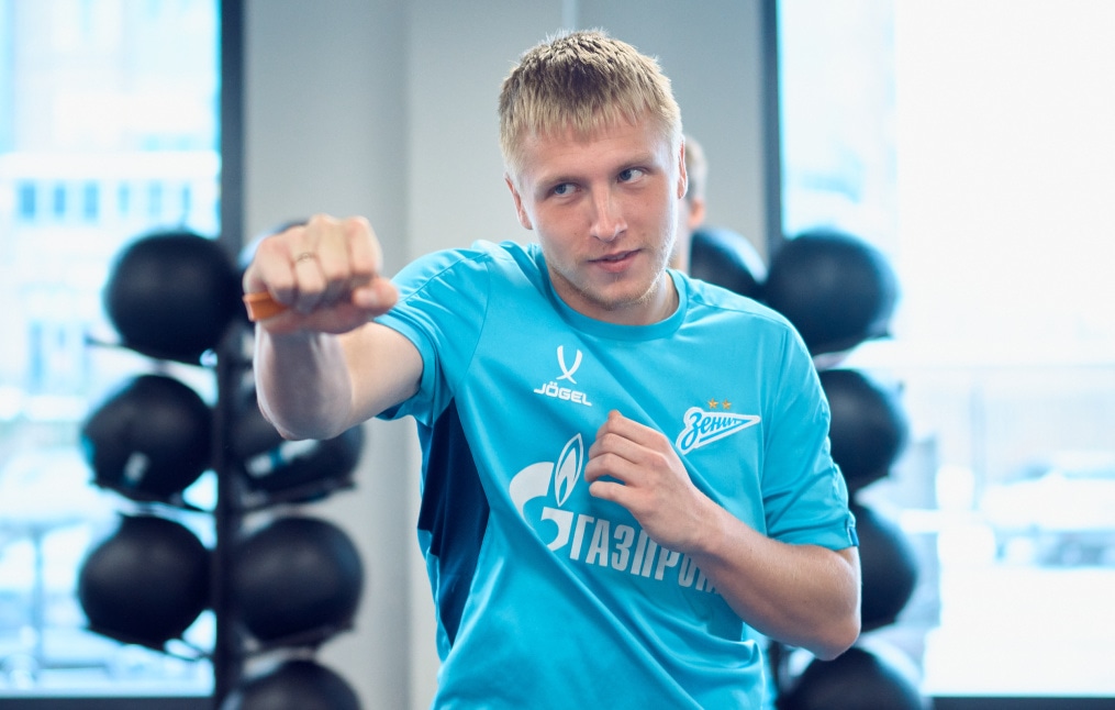 Тренировка «Зенита»-2 перед матчем с ФК «Кубань»