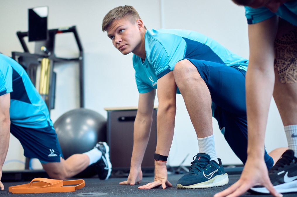 Тренировка «Зенита»-2 перед матчем с ФК «Кубань»