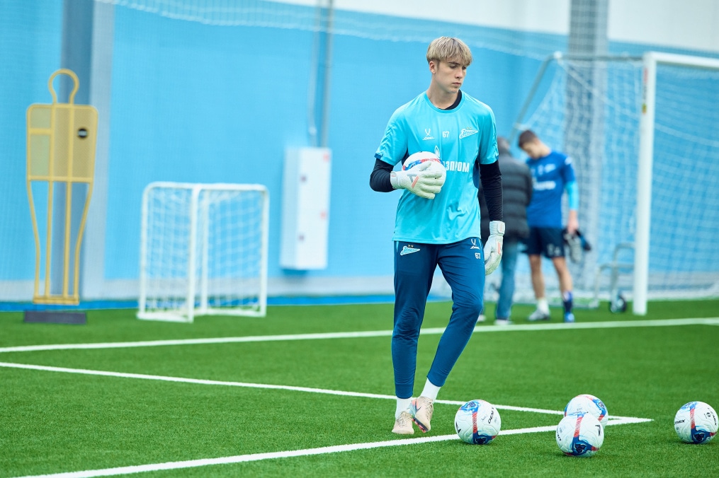 Тренировка «Зенита»-2 перед матчем с ФК «Кубань»