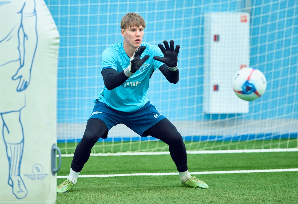 Тренировка «Зенита»-2 перед матчем с ФК «Кубань»