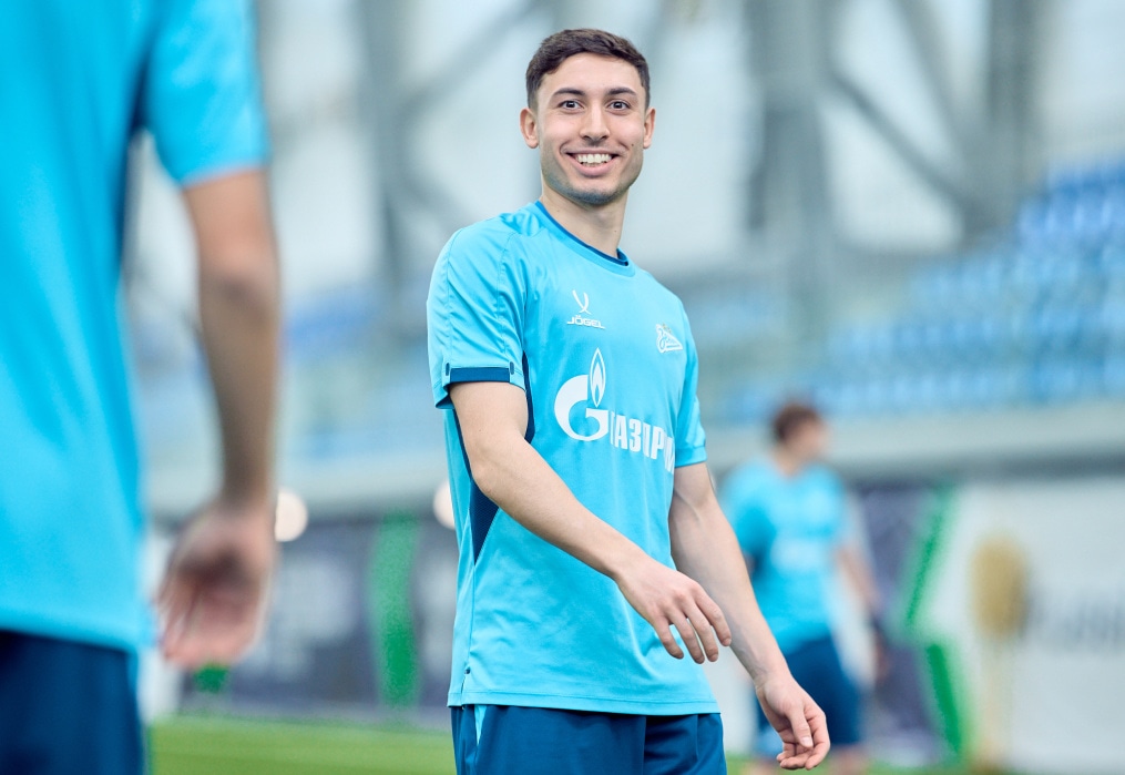 Тренировка «Зенита»-2 перед матчем с ФК «Кубань»