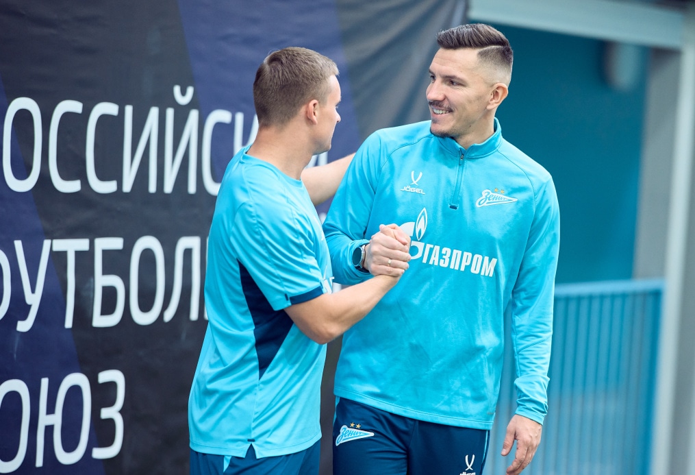 Тренировка «Зенита»-2 перед матчем с ФК «Кубань»