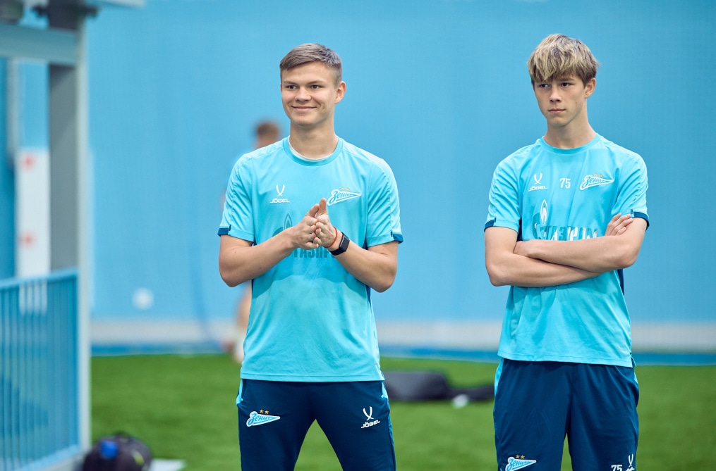 Тренировка «Зенита»-2 перед матчем с ФК «Кубань»
